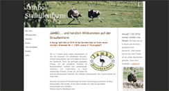Desktop Screenshot of jambo-strauss.de
